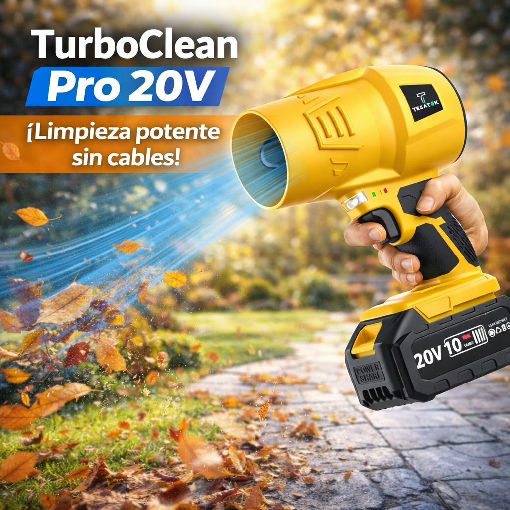 TurboClean Pro 20V : Limpieza potente sin cables ni esfuerzo