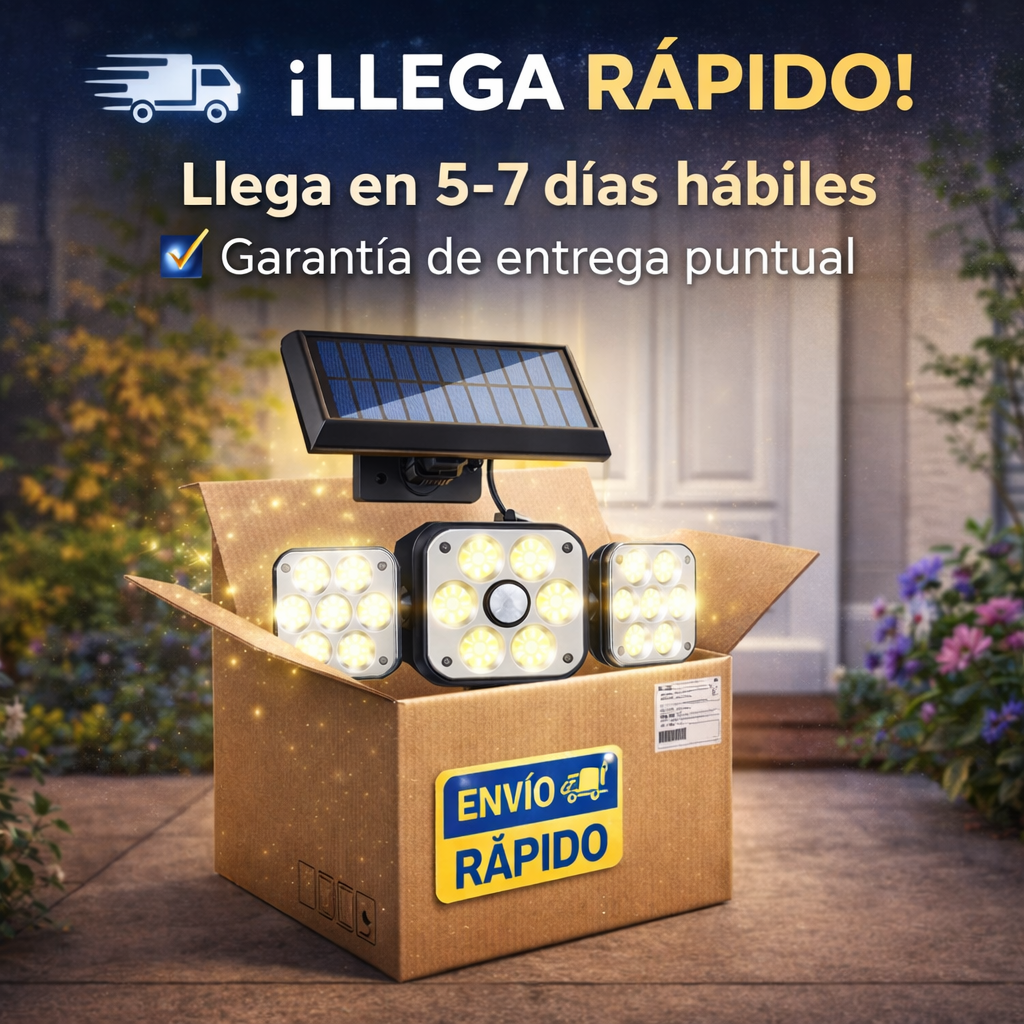 Lampara Solar Led : Iluminación exterior solar con sensor automático