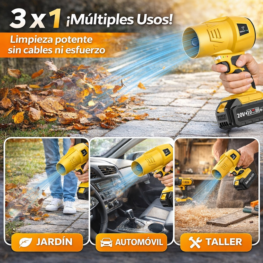 TurboClean Pro 20V : Limpieza potente sin cables ni esfuerzo