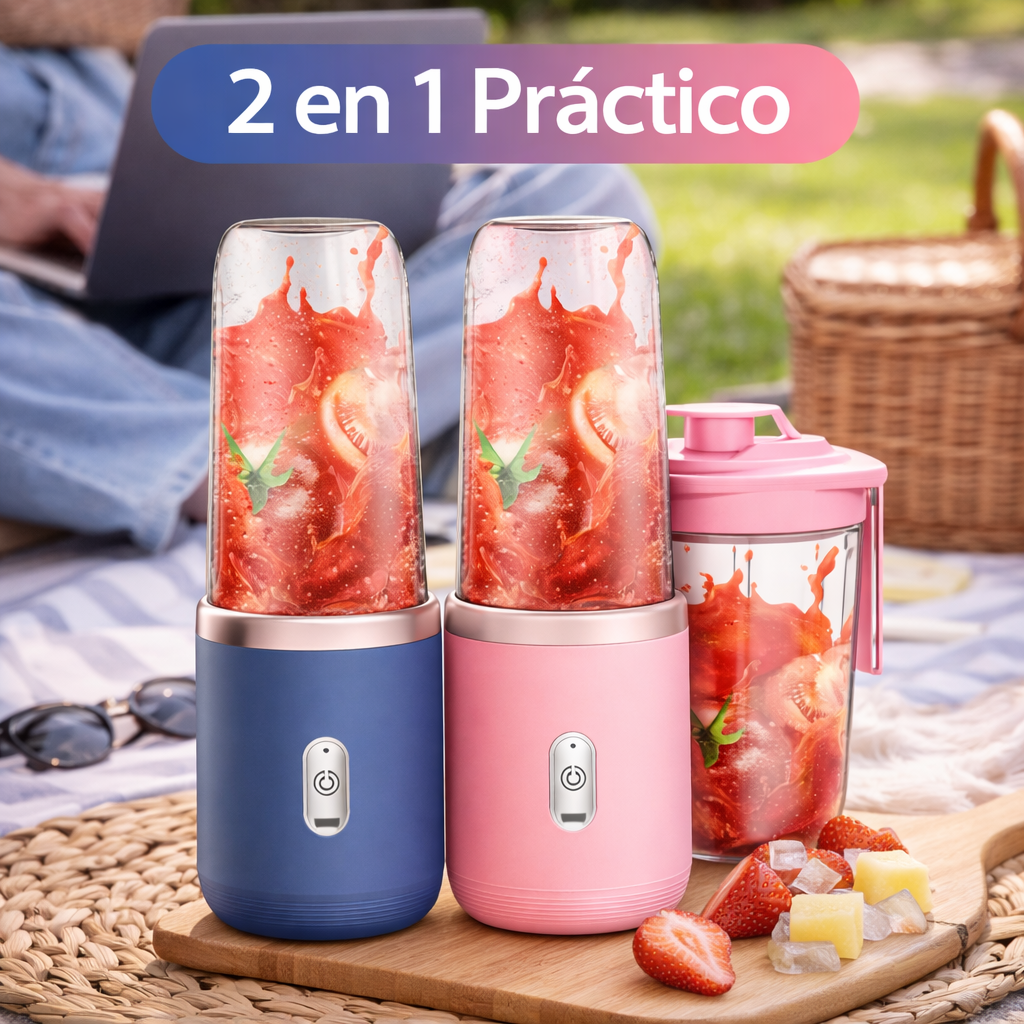 Licuadora Portable : Batidos al instante donde quieras