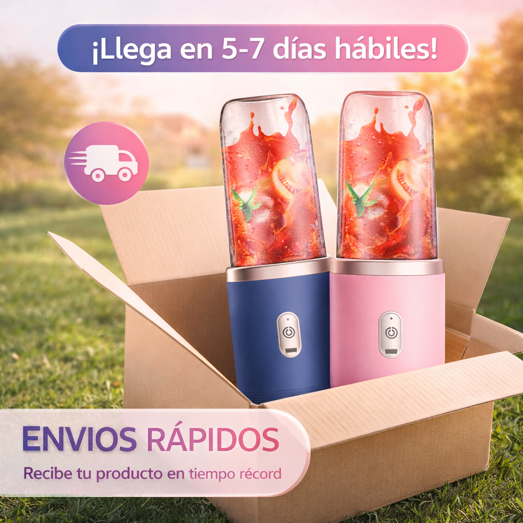 Licuadora Portable : Batidos al instante donde quieras