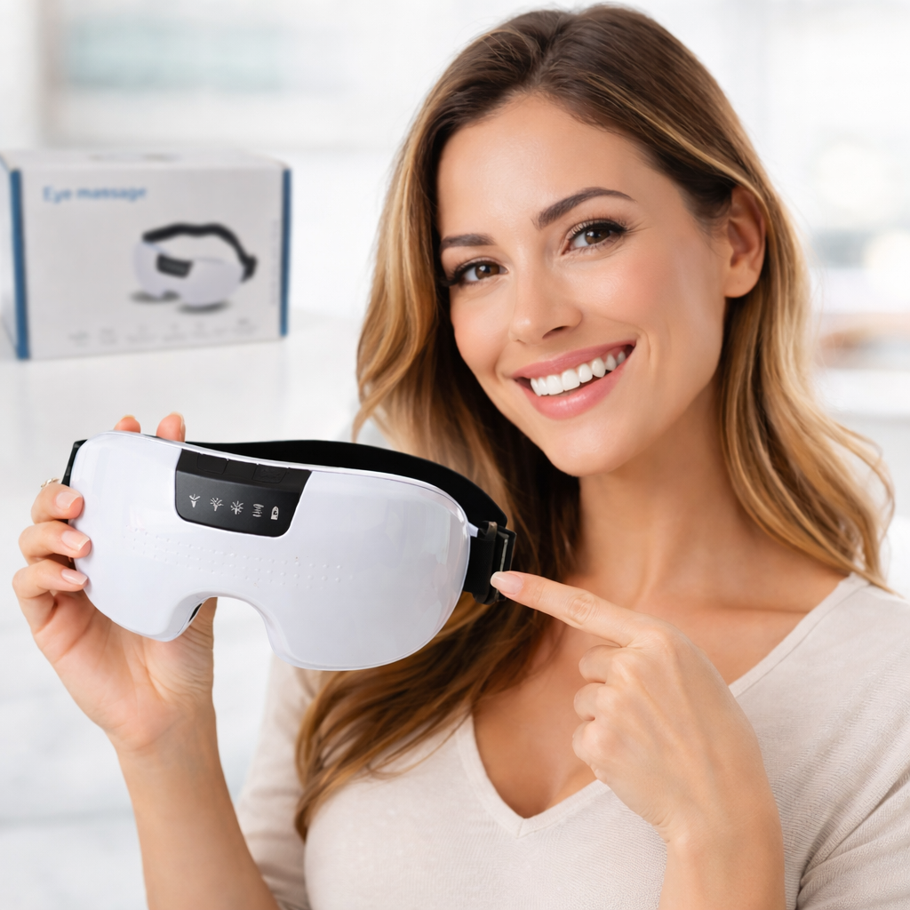 Gafas Masajeadoras : Relajación profunda y alivio ocular