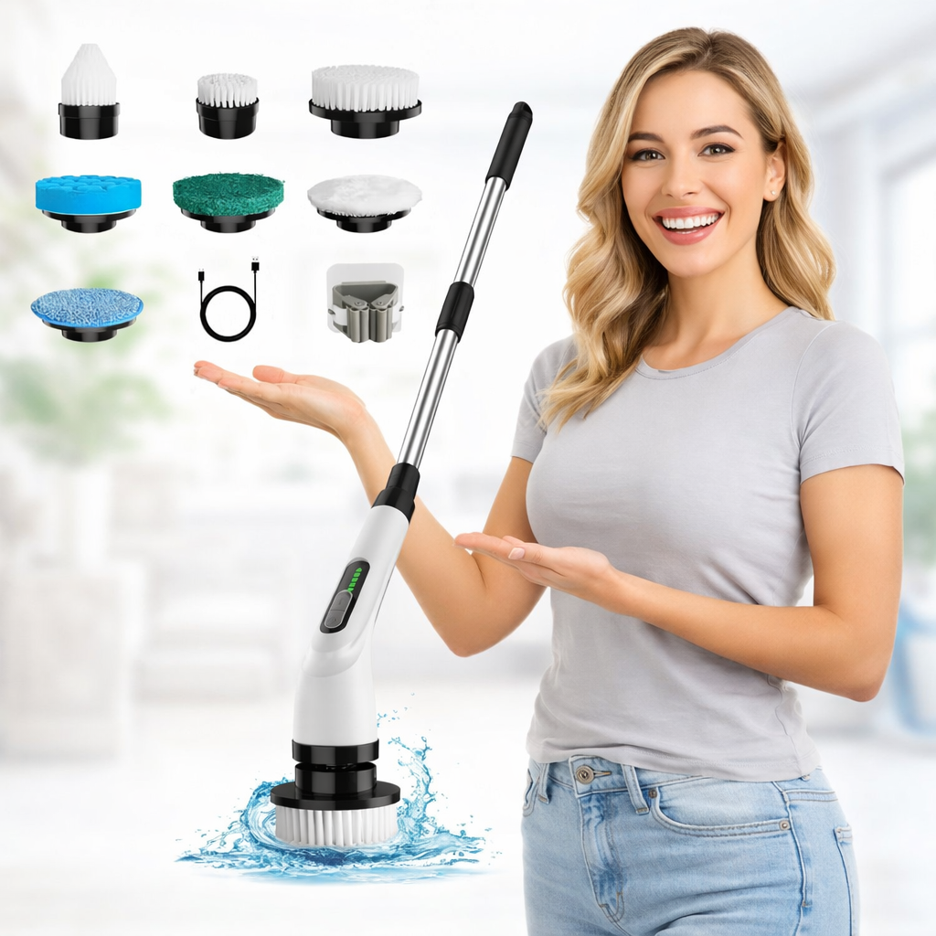 Limpiador 9 En 1 : Limpiador eléctrico potente y multifuncional