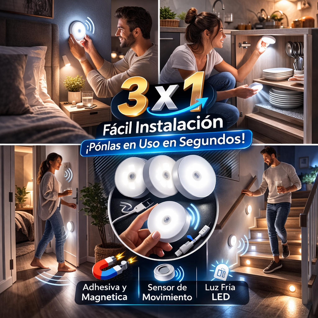 LumiMotion Pro : Lámparas LED Recargables