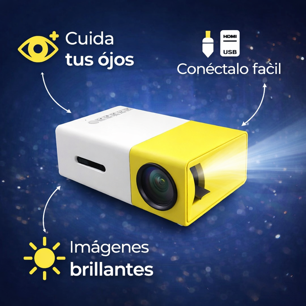 Mini Proyector Portátil : Proyección HD en tu bolsillo