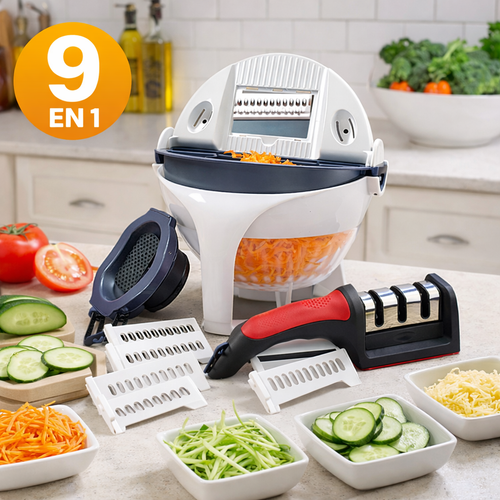 ChefPro Duo 9 en 1 : Más rapidez, menos esfuerzo