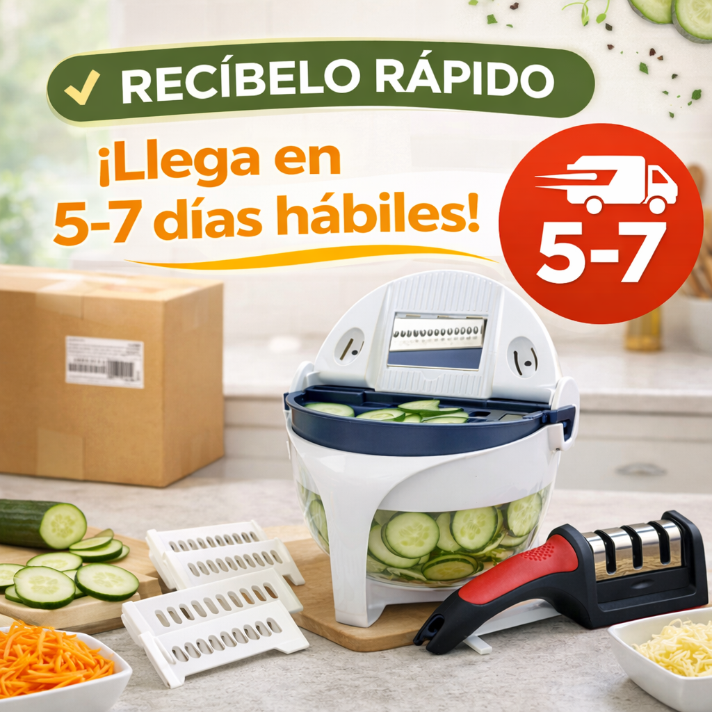 ChefPro Duo 9 en 1 : Más rapidez, menos esfuerzo