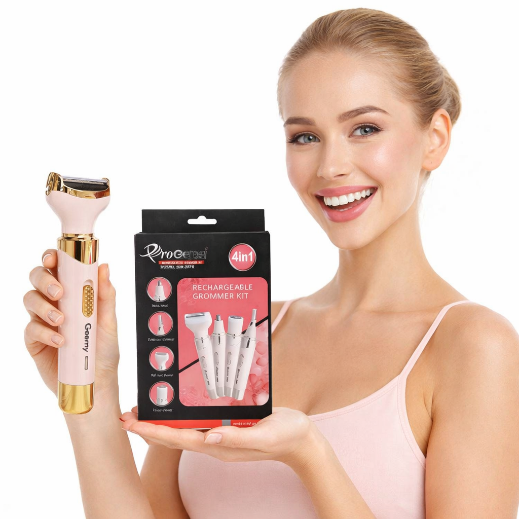 Afeitadora Electrica 4 En 1 : Elimina vello sin cortes ni irritación