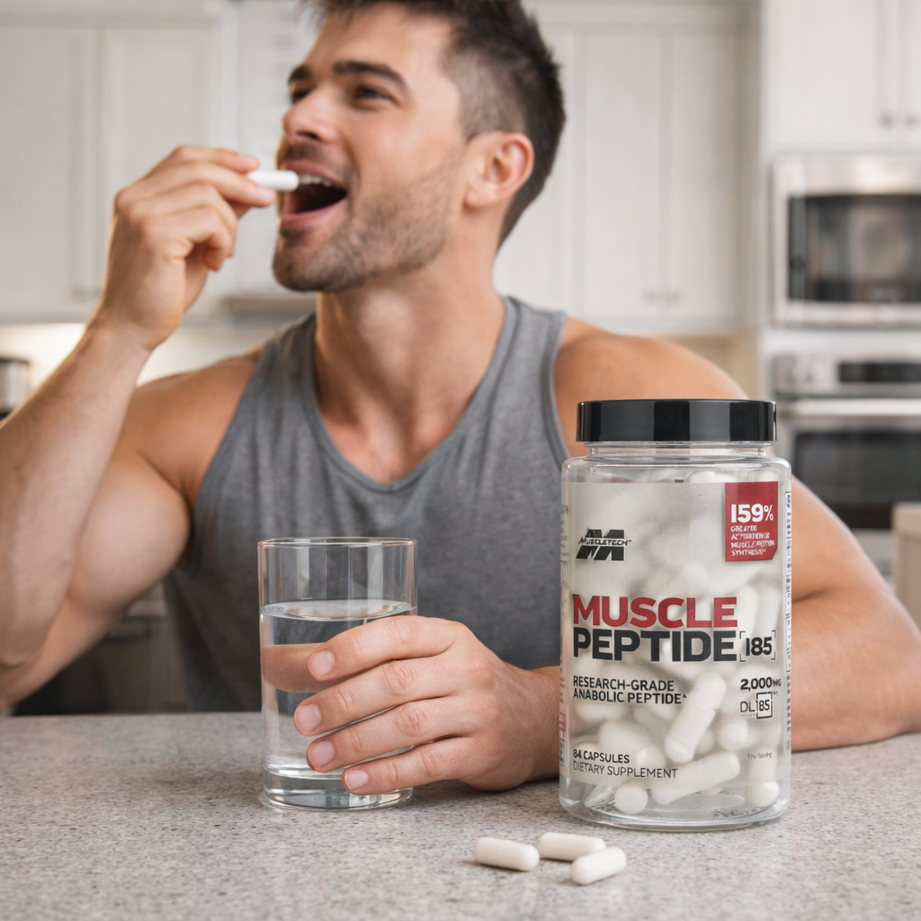 Muscle Peptide : Aumenta masa muscular y fuerza rápidamente