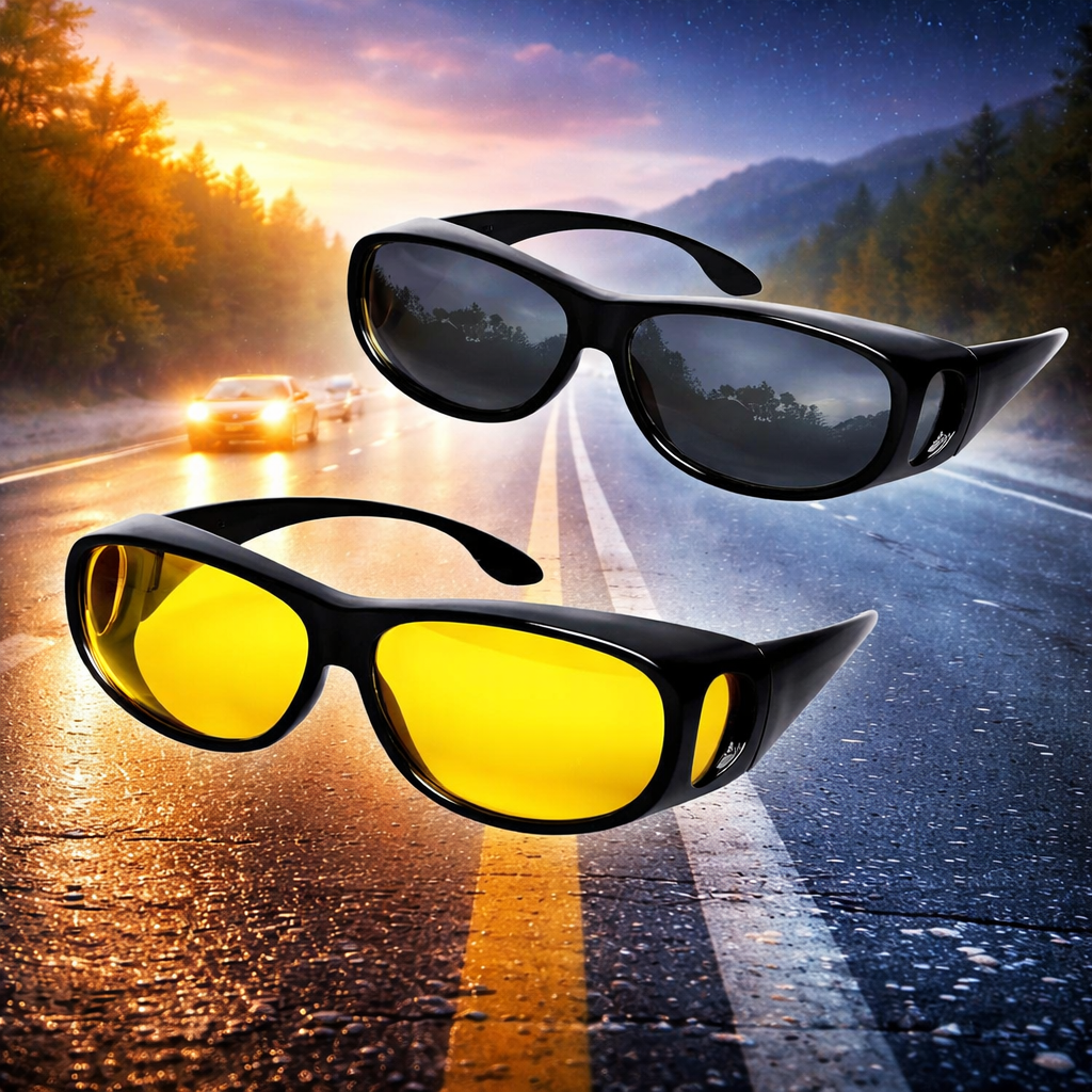 Gafas Diurnas Y Nocturnas : Conduce seguro sin deslumbramientos ni riesgos